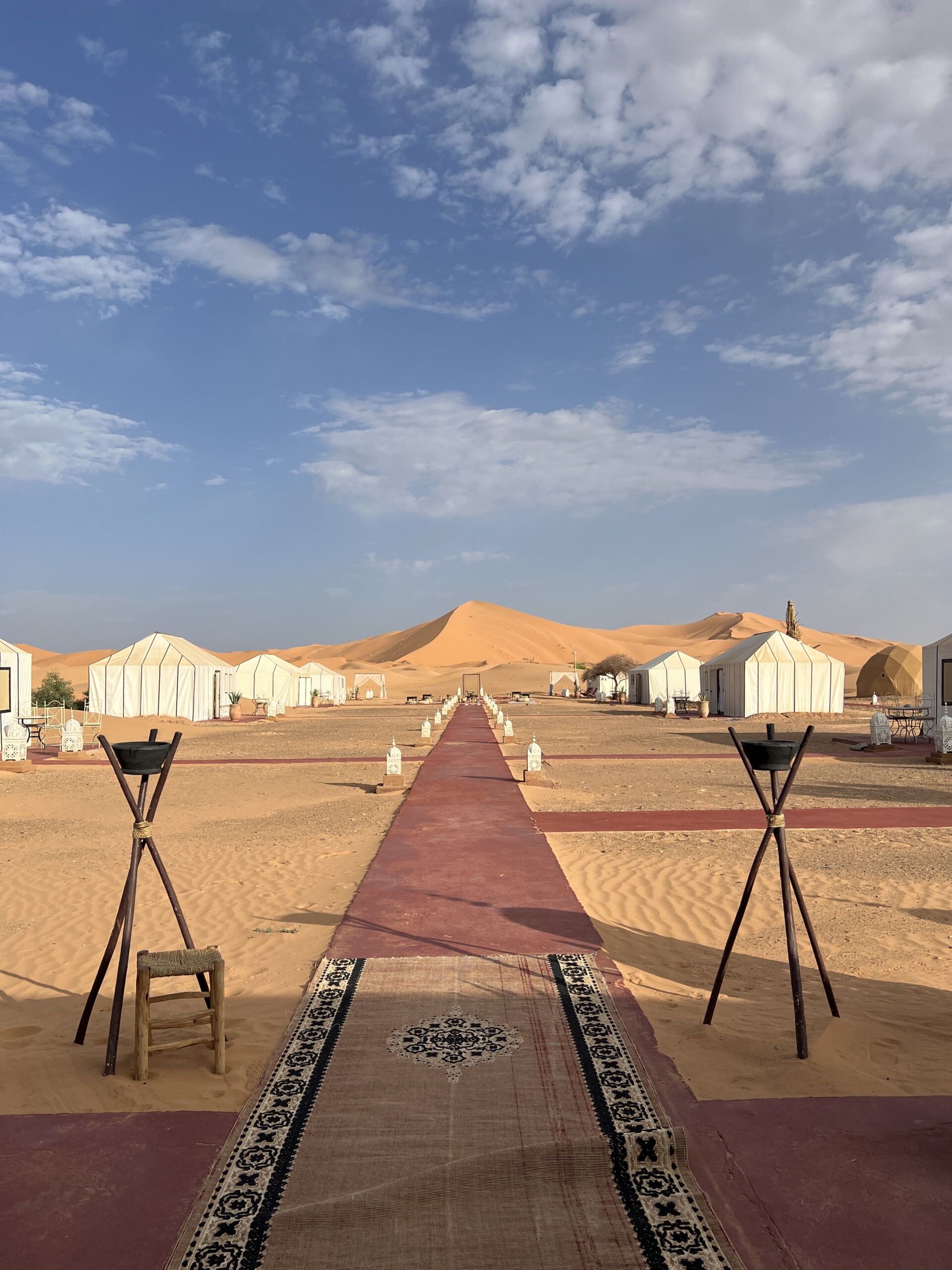 Erg Chebbi golden dunes