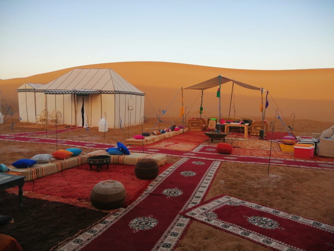 Desert camp luxury tent
